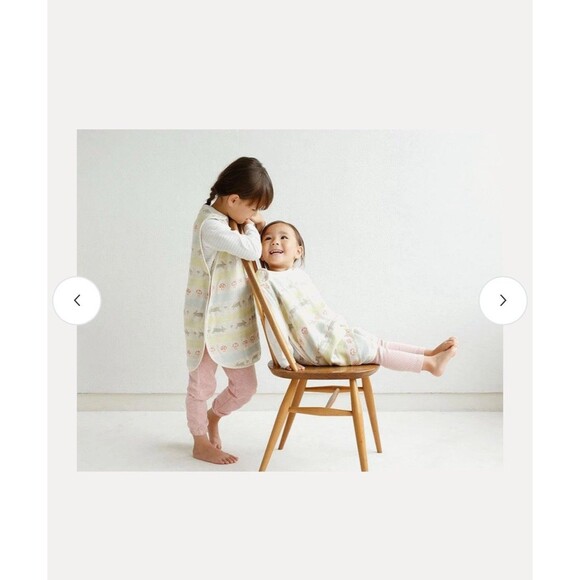 Hoppetta 6 Double Layer Gauze Cotton Sleeper Lapin RARE HTF 0-3 Years Japan - Picture 1 of 12